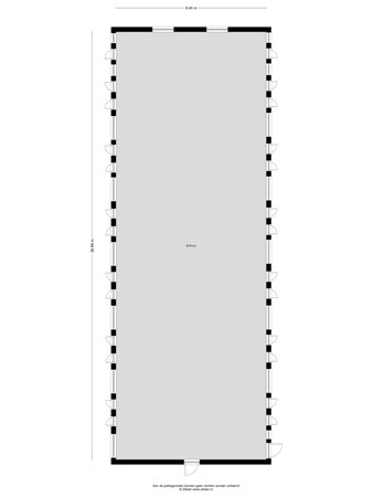 Floorplan - Beerseweg 20, 5087 TP Diessen